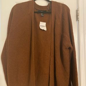 Brown forever21 cardigan
